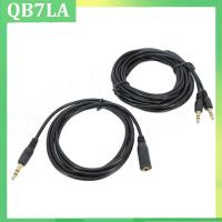QB7LA shop 10pcs 1.5/3/5m Male to Female 3.5mm Jack Male to Male Plug Stereo Aux Extension Cable Cord Audio for Phone Headphone Earphone q1