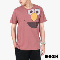 DOSH UNISEX T-SHIRTS SESAME STREETเสื้อยืดคอกลม แขนสั้น ผู้ชาย-ผู้หญิง DSEMT5060-RE