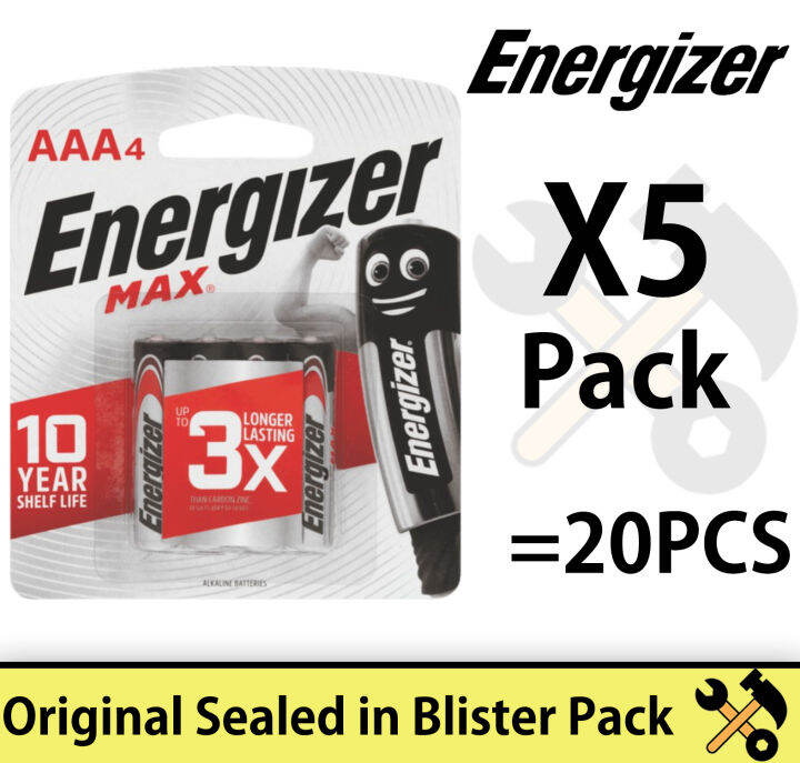 Energizer AAA Batteries (Pack of 20) Lazada PH
