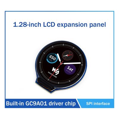 Waveshare 1.28 Inch Circular Display LCD Screen Module 240X240 Pixels SPI Communication LCD Expansion Board