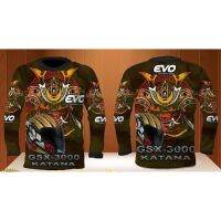 2023 Newevo ระเหิดหมวกกันน็อคเต็ม2023 Longsleeve 3d พิมพ์รถจักรยานยนต์แขนยาวย์ขนาด S-5xl O9rc