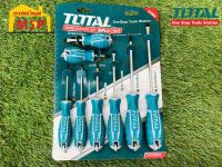 Total ไขควงชุด ( ปากแบน + ปากแฉก ) 8 ตัวชุด รุ่น THT250608 ( Screwdriver Set )  ถูกที่สุด