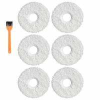 7ชิ้นสำหรับ ECOVACS DEEBOT X1 OMNITURBO เครื่องดูดฝุ่นหุ่นยนต์ล้างทำความสะอาดได้ Mop Pads Mop Rags Replacement