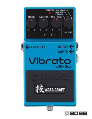 BOSS  VB-2W Vibrato เอฟเฟคกีตาร์ เสียง Vibrato วงจรอะนาล็อค + แถมฟรีถ่านพร้อมใช้งาน ** Inspected in Japan