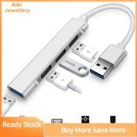 KIKI JEWELLERY มินิ อะแดปเตอร์ OTG สถานีเชื่อมต่อ 4 พอร์ต ตัวแยกสัญญาณ USB 3.0 HUB USB Expander 3USB 2.0