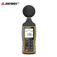 SNDWAY Noise Meter Monitor จอแสดงผล Dosimeter Detector Ruifo Automotriz ระดับ30-130dBA เดซิเบลเครื่องวัดเสียงเครื่องมือวัด