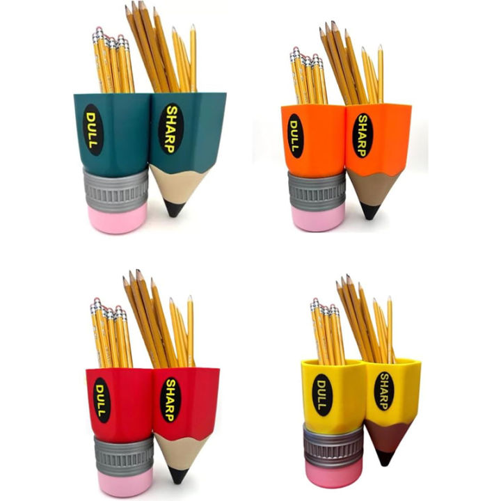bali-ที่ใส่ดินสอสุดโฉบเฉี่ยวมีคมที่ใส่ปากกาทรงดินสอที่เป็นเอกลักษณ์อุปกรณ์จัดเก็บดินสอแสนตลก