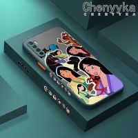 เคส Chenyyka สำหรับ Infinix S5 S5 X652ไลท์เคสการ์ตูนแฟชั่นเคสซิลิโคนบางฝ้าแข็งกันแรงกระแทกลายขอบสี่เหลี่ยมคลุมทั้งหมดป้องกันเลนส์กล้องเคสนิ่ม