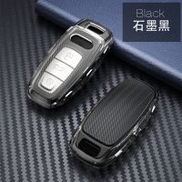 dfthrghd New TPU Car Remote Key Fob Cover Case Holder Protector for Audi A3 A4 B9 A6 A7 4K A8 E-tron Q5 Q8 C8 D5 SQ8 Keychain Accessories