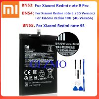 ใหม่100% 5020MAh BN53 BN54 BN55แบตเตอรี่สำหรับ Xiaomi Redmi หมายเหตุ9 Pro/หมายเหตุ9 5G / 10X 4G/หมายเหตุ9S แบตเตอรี่โทรศัพท์