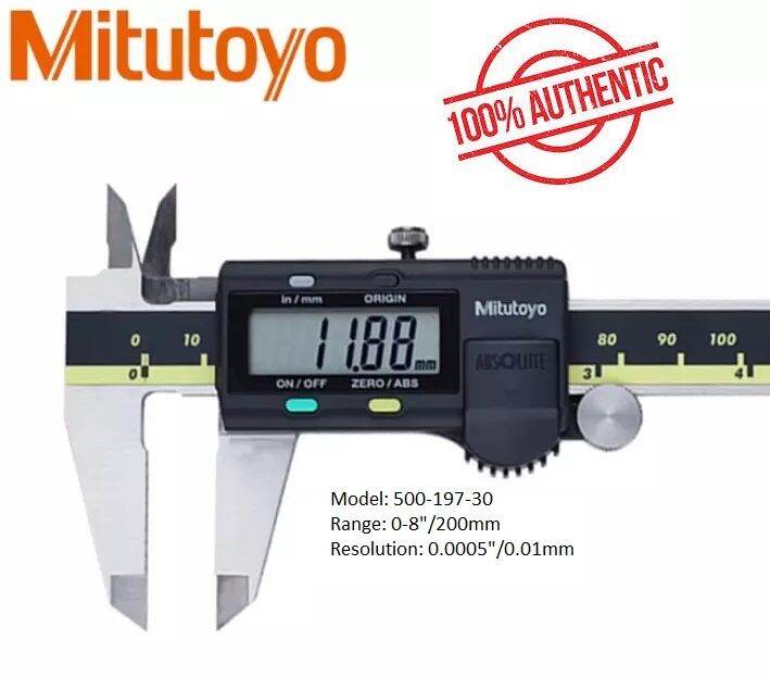 Mitutoyo Digimatic Caliper 500 197 30 Lazada