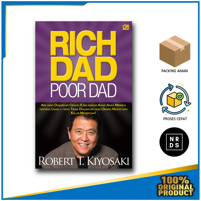 Buku Rich Dad Poor Dad - Robert T. Kiyosaki (ORIGINAL Bahasa Indonesia ...