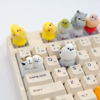 1pc Cute Cockatiel Personalized DIY ESC Custom Mechanical Keyboard Cap For Cherry MX Switch Gift Decoration Keycap