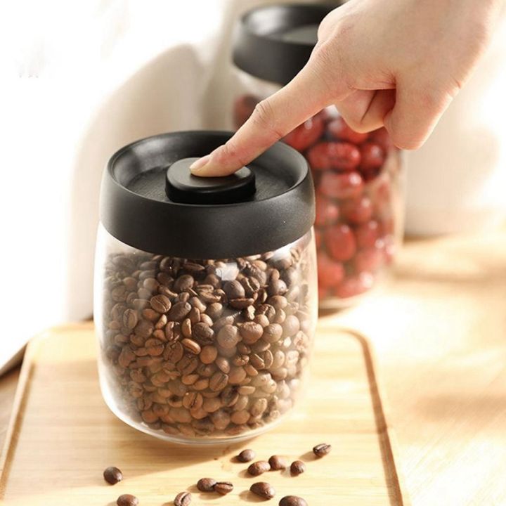 2x-coffee-bean-storage-container-glass-vacuum-jar-sealed-nordic-kitchen-storage-snack-tea-milk-powder-container-l