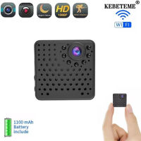 KEBETEME W18กล้องกล้องไร้สาย Wifi ขนาดเล็ก1080P แบบพกพาพร้อมการมองเห็นได้ในเวลากลางคืนในร่มและกลางแจ้ง