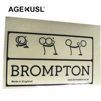 AGEKUSL Bromptonโครงรถจักรยานสติกเกอร์รูปลอกกรอบจักรยานพับได้สติกเกอร์2013