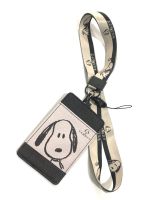 SNOOPY BF GB    สายคล้องคอ สายคล้องบัตร ที่ใส่บัตร ซองใส่บัตร พร้อมสายคล้องคอ ลาย  SNOOPY BF GB งานดี สวยงาม สำหรับ บัตร 6x8 cm งานน่ารัก BY  PMY    SHOP