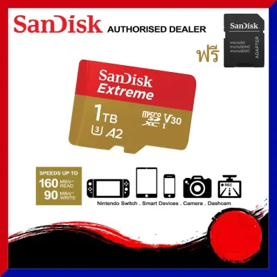 【จัดส่ง 2 วัน】SD Extreme micro 1TB 190MB/s R, 130MB/s ( SDSQXAV-1T00-GN6MN ) เมมโมรี่การ์ด memory card กล้อง ของแท้ เมมโมรี่การ์ด ไมโครเอสดี การ์ด