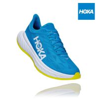 HOKA - CARBON X 2 -MEN - DIVA BLUE/CITRUS   รองเท้าวิ่ง รองเท้าวิ่งถนน