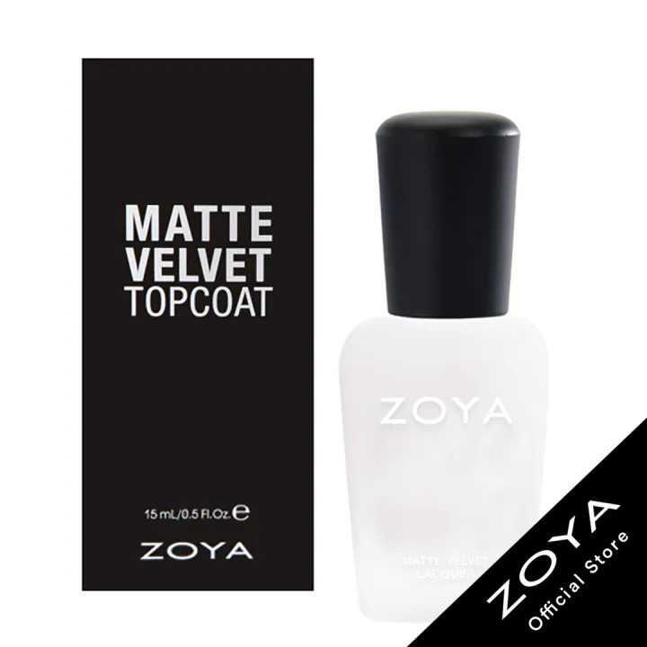 Zoya Nail Lacquer MatteVelvet Top Coat - 15 ml | Lazada PH