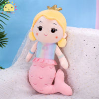 SS【ready stock】Cute Mermaid  Princess  Doll Girl Creative Cartoon Plush Toy Birthday Christmas Gift For Girls