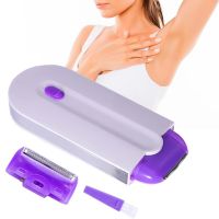 ZZOOI Professional Painless Laser Hair Removal Kit Touch Epilator  Rechargeable Women Body Face Leg Bikini Hand USB Shaver Hair Remove