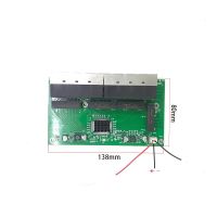 OEM RJ45 16 Port Fast Ethernet Switch module Lan Hub US EU Plug 5v-12V Adapter Power Supply Network Switch motherboard