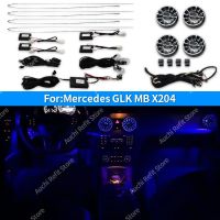 ช่องระบายอากาศไฟสร้างบรรยากาศสำหรับ Mercedes Benz GLK MB X204 2008-2015ชุดแสงนีออนภายในไฟติดรถกังหัน