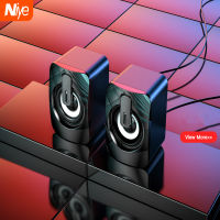 USB Computer Speaker Deep Bass Stereo Sound Music Player Speakers for Laptok Desktop Notebook Computer Loudspeaker