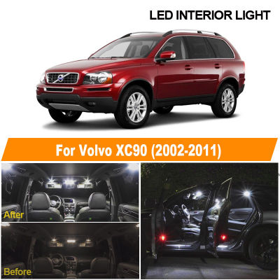 20pcs No Error White Canbus LED Light Car Bulbs Interior Kit For 2002-2011 Volvo XC90 Map Dome Trunk License Plate Lamp