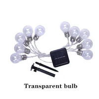Waterproof ball lamps solar energy led for outdoors, string of fairy tale type lamps, for Christmas, holiday lighting