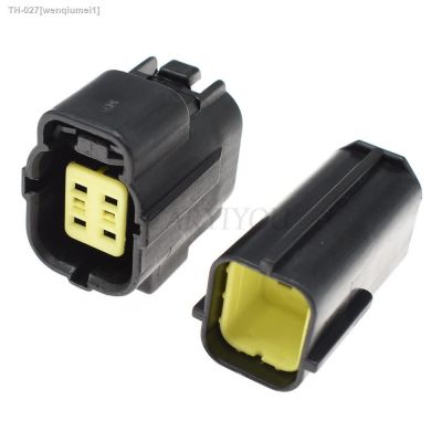 ♞❁™ 1 Set 4Pin Oxygen Sensor Plug Male Female Waterproof Auto Electrical Denso Connector For MAZDA KIA 174259-2 174257-2