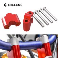 NICECNC ATV Extend Handlebar Risers Adapter Mount For Yamaha Raptor 700 2013 2022 Raptor 700R 16 22 SPECIAL EDITION Black Red