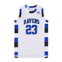 One Tree Hill Nathan Scott 23 #3 # Ravens เสื้อบาสเก็ตบอลเย็บเสื้อกีฬาภาพยนตร์ Maillot