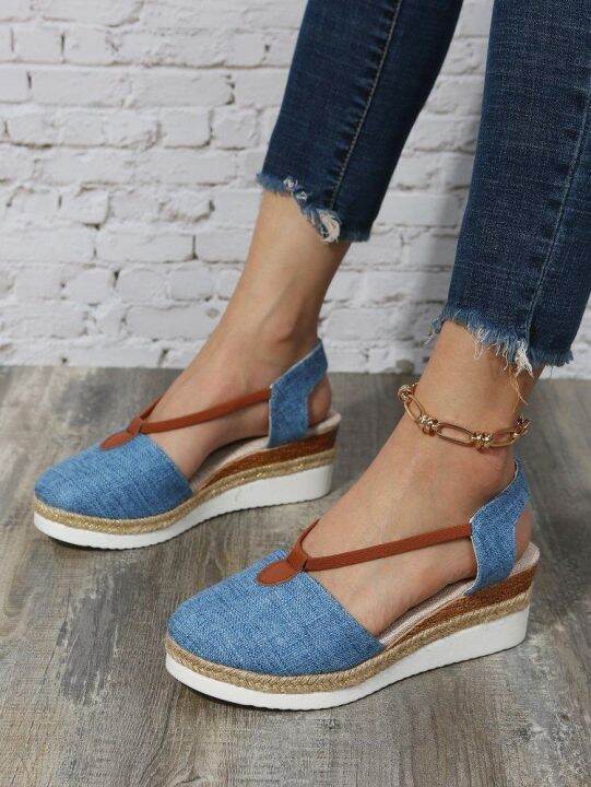 2023-baotou-sandals-women-bow-wedge-color-matching-leisure-platform-sandal-shoes-fish-mouth-big-yards