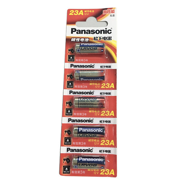 ถ่าน-panasonic-อัลคาไลน์-23a-lrv08-12v-ของใหม่-แพคเกทฮ่องกง