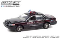 GreenLight 1:64 2001 Ford Crown Victoria Alloy model car Metal toys for childen kids diecast gift