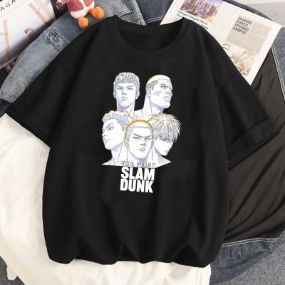 ข้อเสนอพิเศษ Slam dunk T-shirt unisexe femme, Streetwear, dessin animé japonais, à la mode, la première équipe Xiangbei HarajukuS-5XL