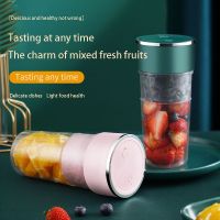 Xiaomi Portable Electric Juicer USB Rechargeable Handheld Smoothie Blender 4 Knife Mini Blender Juice Cup Electric Juicer Travel