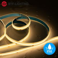 FCOB LED Light Strip IP65 Waterproof 5M 480 528 640 LEDs Flexible FOB COB Led Strip 2700K to 6000K RA90 Linear Dimmable 12V 24V