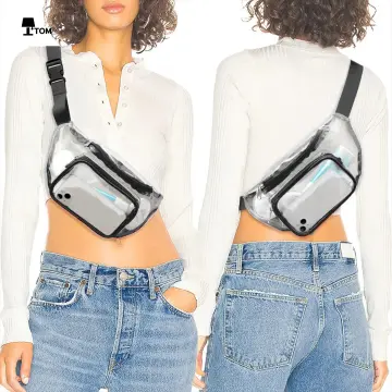 See through sales waist bag