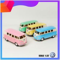 โมเดลรถเหล็ก​ รถโฟล์คตู้ 1962 Volkswagen Classical Bus scale 1:32