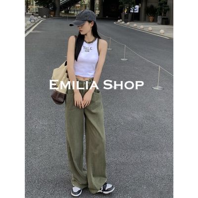 [ส่งของ]EMILIA SHOP กางเกงขายาว กางเกงเอวสูง กางเกงขายาวผู้หญิง 2023 ใหม่ ES220045