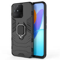 เคส  Realme Narzo 50A Case ชุดเกราะกันกระแทก Slim Rugged Hybrid Hard Plastic + Tpu Bracket Magnet 360 Ring Holder ฝาหลัง