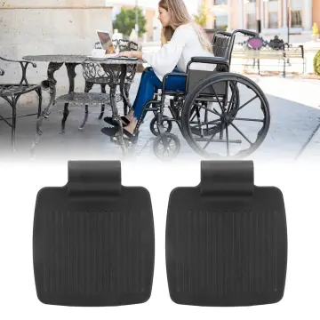 2pcs Wheelchair Elevated Leg Rest Calf Pad Leather Replacement