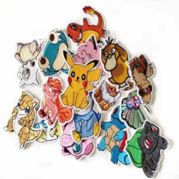 Cartoon Digimon Anime Clothing stickers DIY patches for children