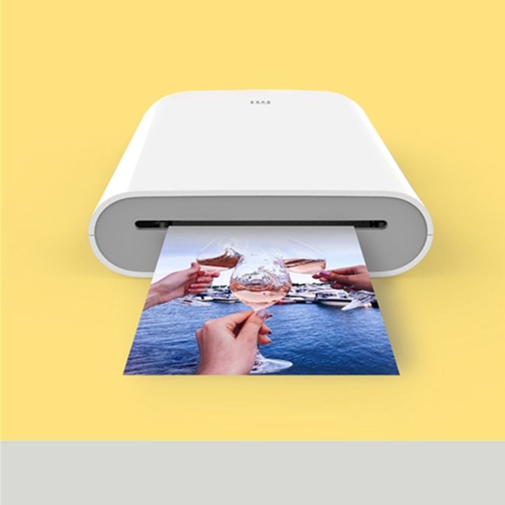 xiaomi-mijia-ar-printer-300dpi-กระเป๋าเล็กสำหรับใส่ภาพถ่ายแบบพกพาพร้อมกระดาษพิมพ์เครื่องพิมพ์ฉบับกระเป๋าเครื่องพิมพ์ภาพ500mah