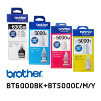 หมึกเติม Brother T-Series BT6000BK/BT5000C/BT5000M/BT5000Y หมึกชุดนี้ใช้กับพริ้นเตอร์ Brother DCP-T300/T500W/T700W/MFC-T800W