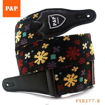 ：《》{“】= P&amp;P Adjustable Embroidered Cotton Guitar Strap Widening And Thickening For Electric Acoustic Guitar Bass Belt