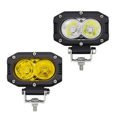 2023New!ไฟ LED ไฟคู่หน้าสำหรับทำงาน4นิ้ว40W โคมไฟตัดหมอกสปอตไลท์สำหรับรถจักรยานยนต์รถพ่วงรถแทรกเตอร์รถบรรทุกรถออฟโรด SUV